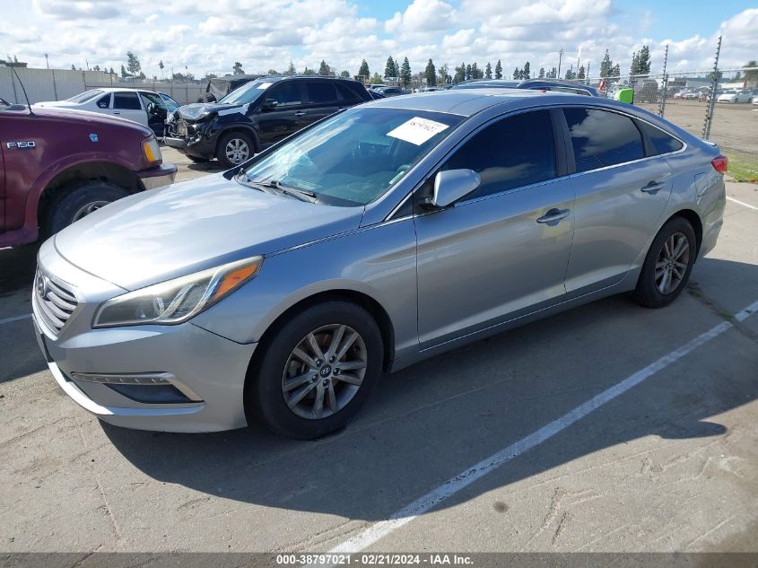 2015 Hyundai Sonata Se VIN: 5NPE24AF8FH165039 Lot: 38797021