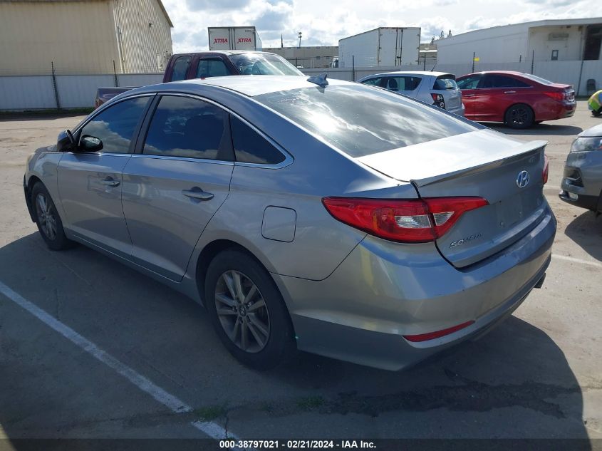 2015 Hyundai Sonata Se VIN: 5NPE24AF8FH165039 Lot: 38797021