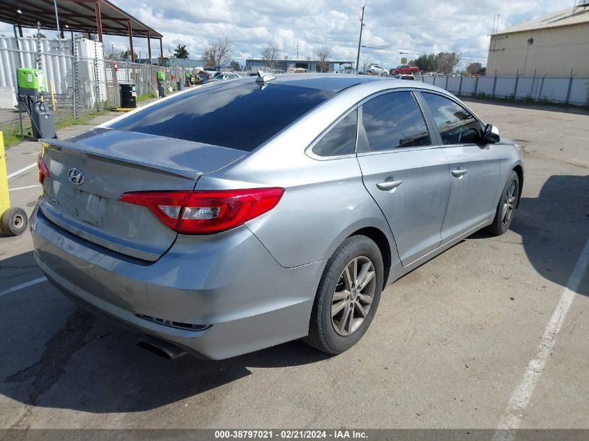 2015 Hyundai Sonata Se VIN: 5NPE24AF8FH165039 Lot: 38797021