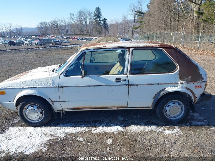 1979 Volkswagen Rabbit VIN: 1793613194 Lot: 38797033