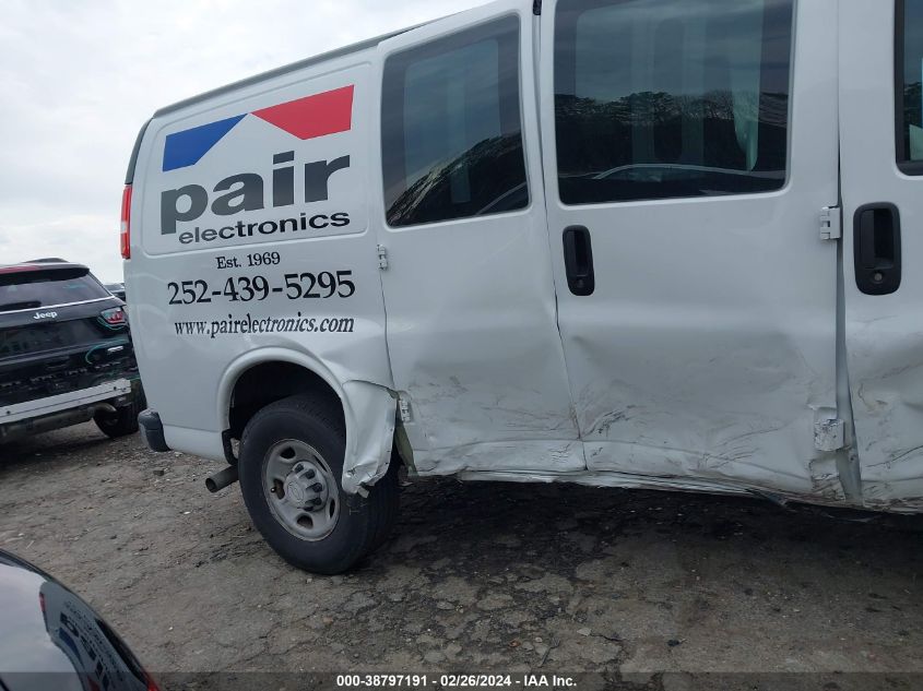 2022 Chevrolet Express Cargo Rwd 2500 Regular Wheelbase Wt VIN: 1GCWGAFP7N1207129 Lot: 38797191