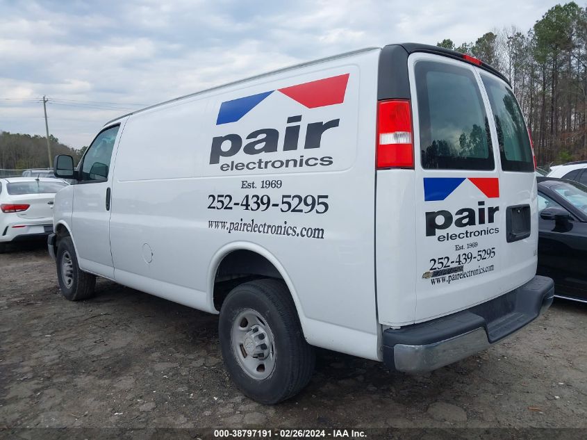 2022 Chevrolet Express Cargo Rwd 2500 Regular Wheelbase Wt VIN: 1GCWGAFP7N1207129 Lot: 38797191