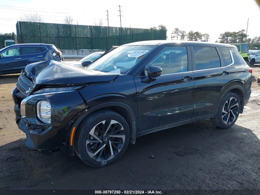 VIN JA4J4TA82NZ072880 2022 MITSUBISHI OUTLANDER ES 2.5 S-AWC