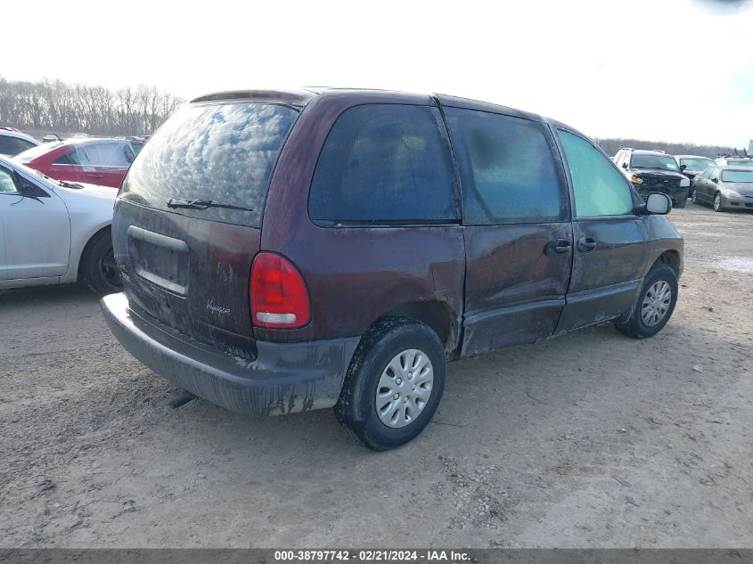 1997 Plymouth Voyager VIN: 2P4FP25B8VR225660 Lot: 38797742