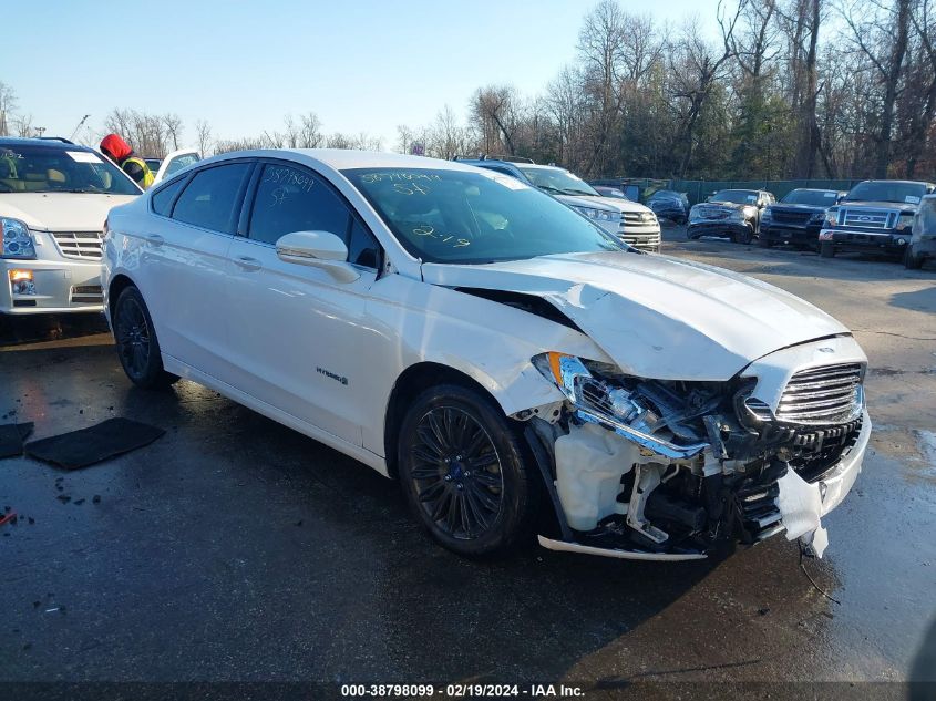 2016 Ford Fusion Hybrid Se VIN: 3FA6P0LU2GR377613 Lot: 38798099