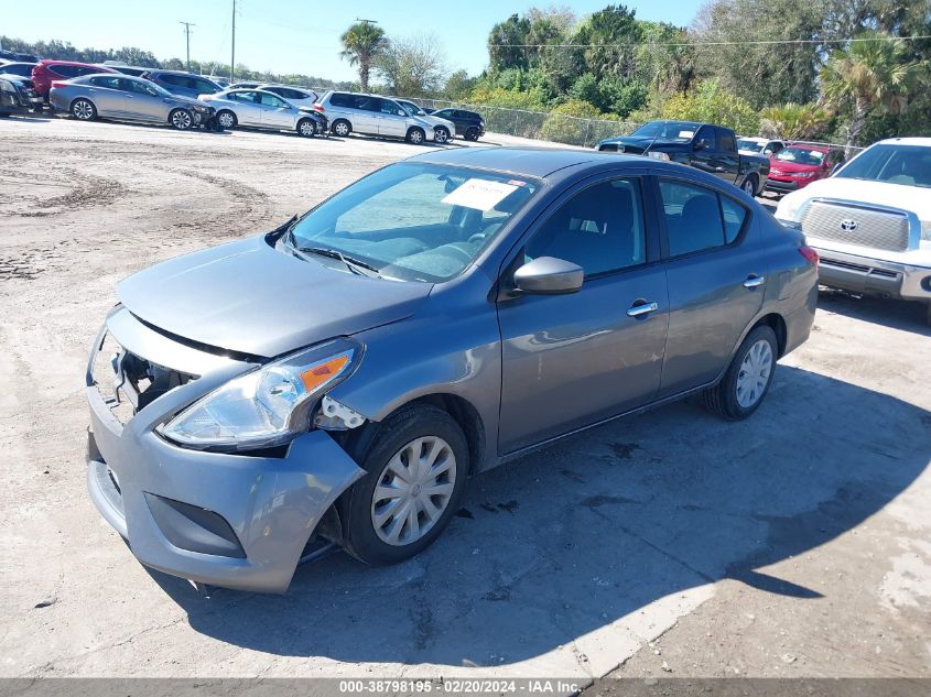 2019 Nissan Versa 1.6 Sv VIN: 3N1CN7AP4KL851942 Lot: 38798195