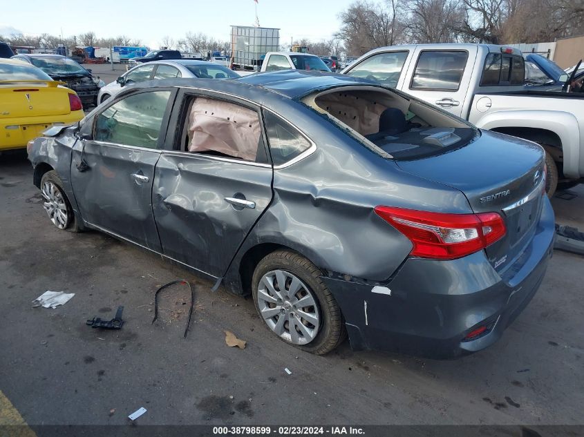 2019 Nissan Sentra S VIN: 3N1AB7AP9KY440992 Lot: 38798599