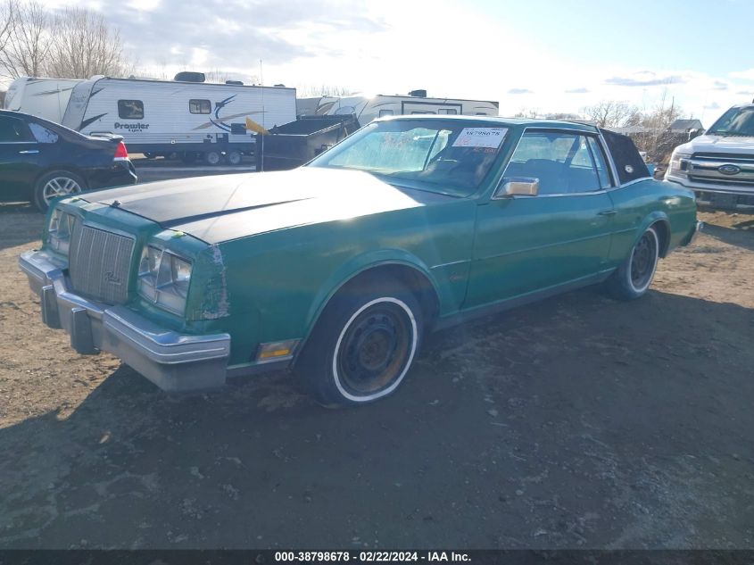 1981 Buick Riviera VIN: 1G4AZ57Y8BE417158 Lot: 38798678