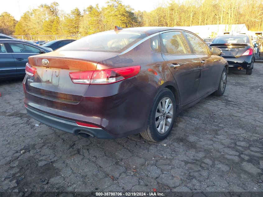 2018 Kia Optima Lx VIN: 5XXGT4L32JG252531 Lot: 38798706