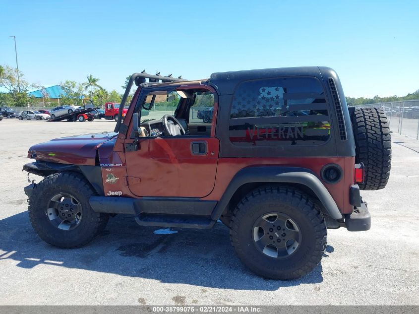 2001 Jeep Wrangler Sahara VIN: 1J4FA59S31P316374 Lot: 38799075