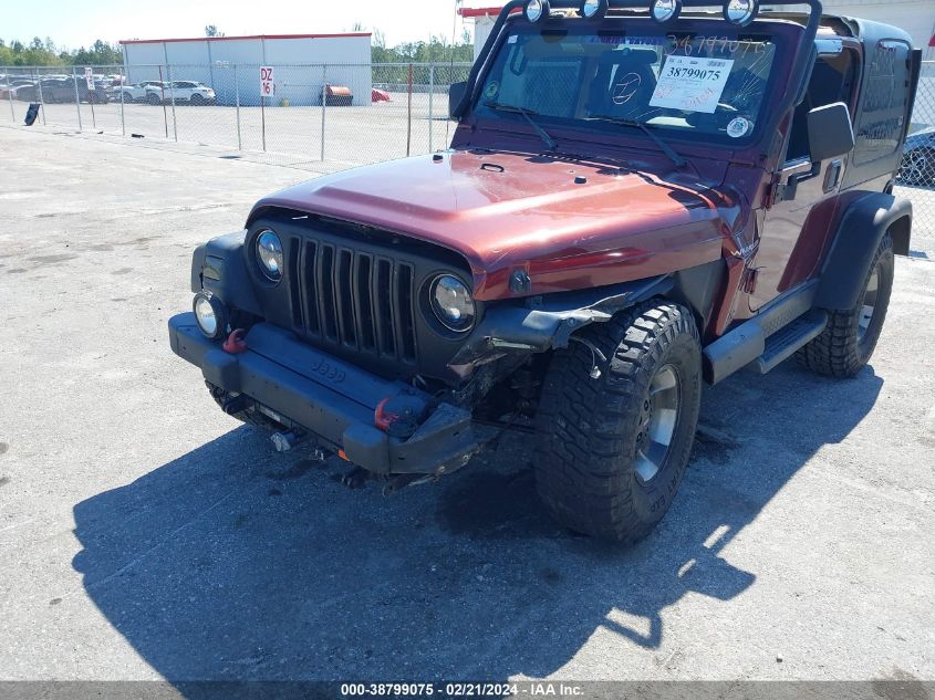 2001 Jeep Wrangler Sahara VIN: 1J4FA59S31P316374 Lot: 38799075