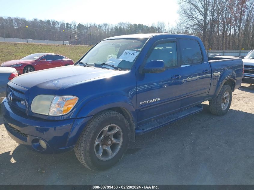 2005 Toyota Tundra Limited V8 VIN: 5TBDT48155S474567 Lot: 40891182