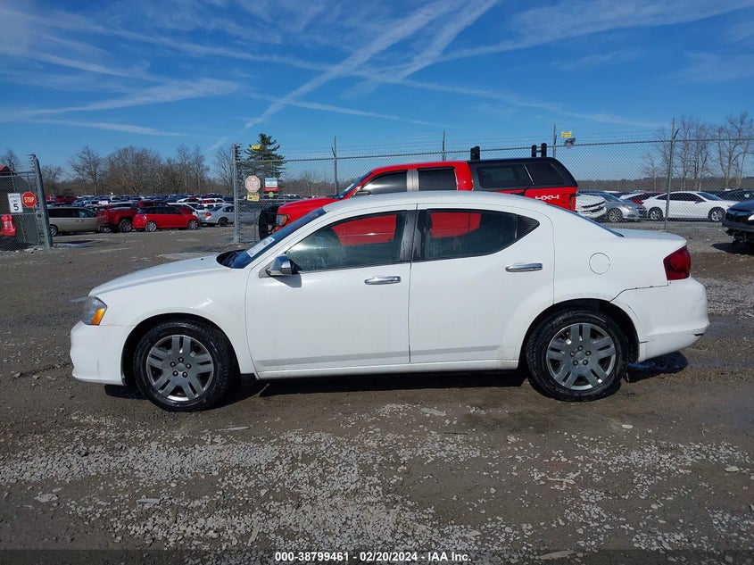 2013 DODGE AVENGER SE - 1C3CDZAB0DN752896