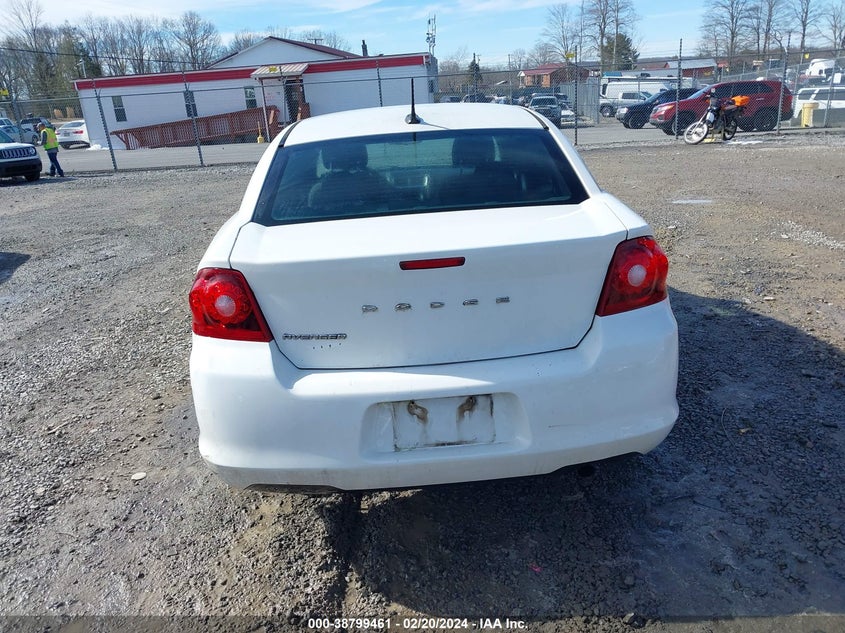 2013 DODGE AVENGER SE - 1C3CDZAB0DN752896