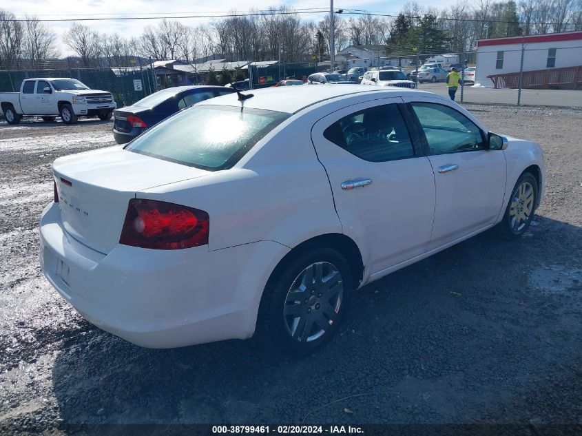 2013 DODGE AVENGER SE - 1C3CDZAB0DN752896