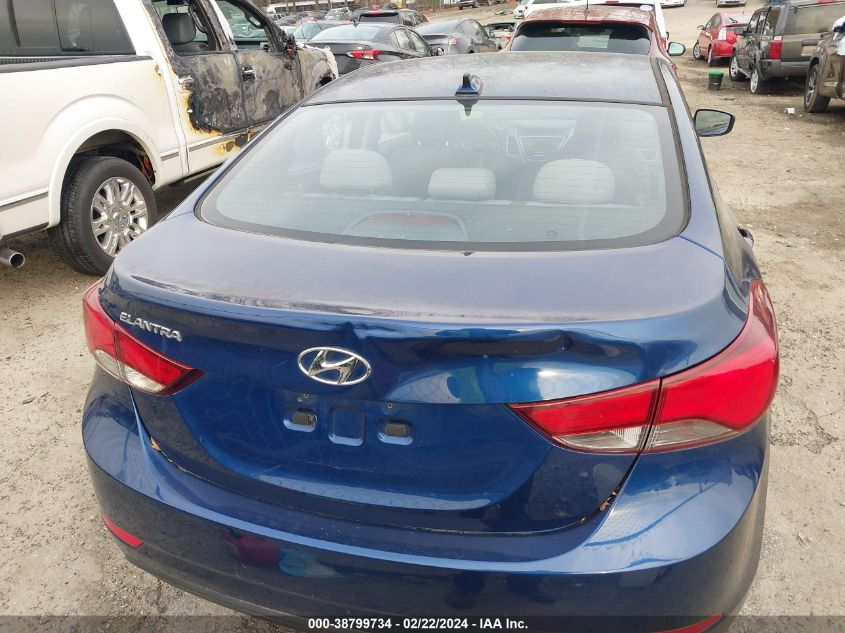 2016 Hyundai Elantra Se VIN: 5NPDH4AE5GH729135 Lot: 38799734