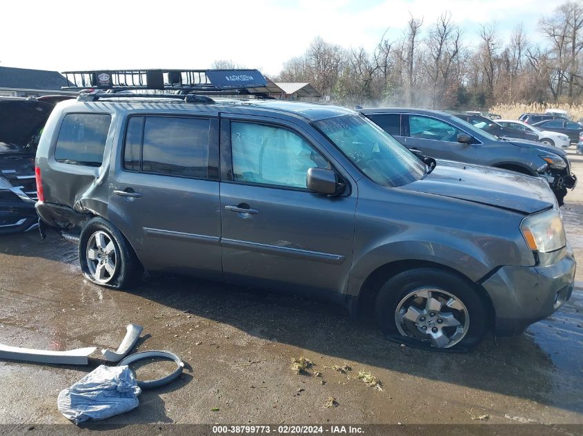 2011 Honda Pilot Ex-L VIN: 5FNYF4H69BB031592 Lot: 38799773