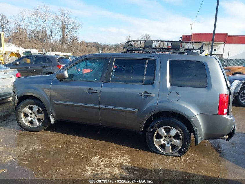 2011 Honda Pilot Ex-L VIN: 5FNYF4H69BB031592 Lot: 38799773