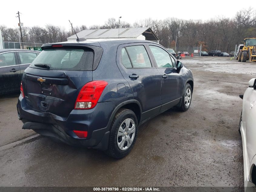 2018 Chevrolet Trax Ls VIN: 3GNCJKSB6JL355867 Lot: 38799798