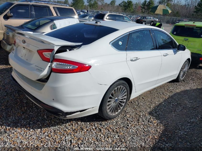 2014 Ford Fusion Titanium VIN: 3FA6P0K92ER186865 Lot: 38799997