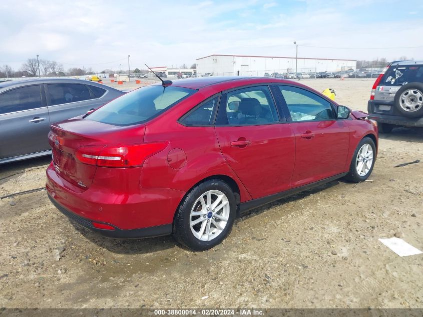 2015 Ford Focus Se VIN: 1FADP3F21FL374265 Lot: 38800014