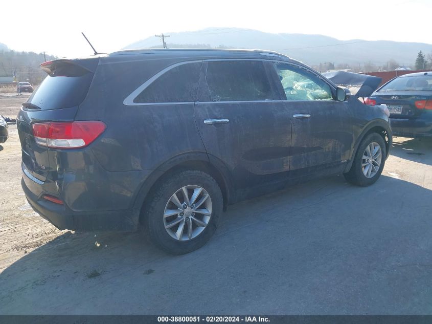 2016 Kia Sorento 2.4L Lx VIN: 5XYPGDA32GG158824 Lot: 38800051