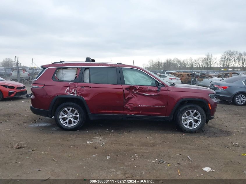 2022 Jeep Grand Cherokee L Limited 4X4 VIN: 1C4RJKBG8N8601496 Lot: 38800111