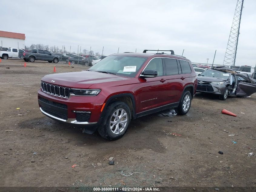 2022 Jeep Grand Cherokee L Limited 4X4 VIN: 1C4RJKBG8N8601496 Lot: 38800111