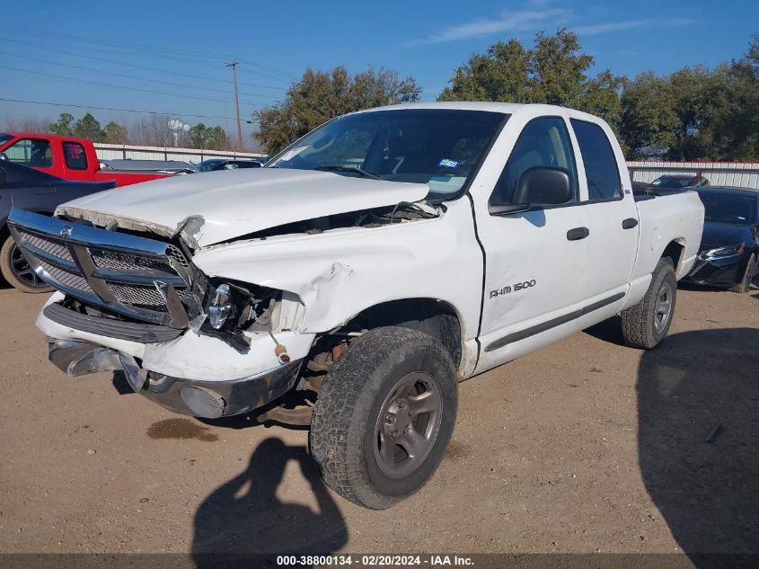 2002 Dodge Ram 1500 St VIN: 3D7HU18N52G156777 Lot: 38800134