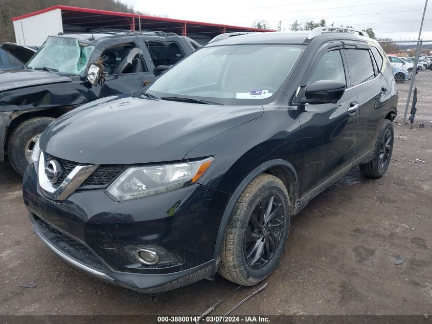 2016 Nissan Rogue Sl VIN: JN8AT2MV7GW138627 Lot: 38800147