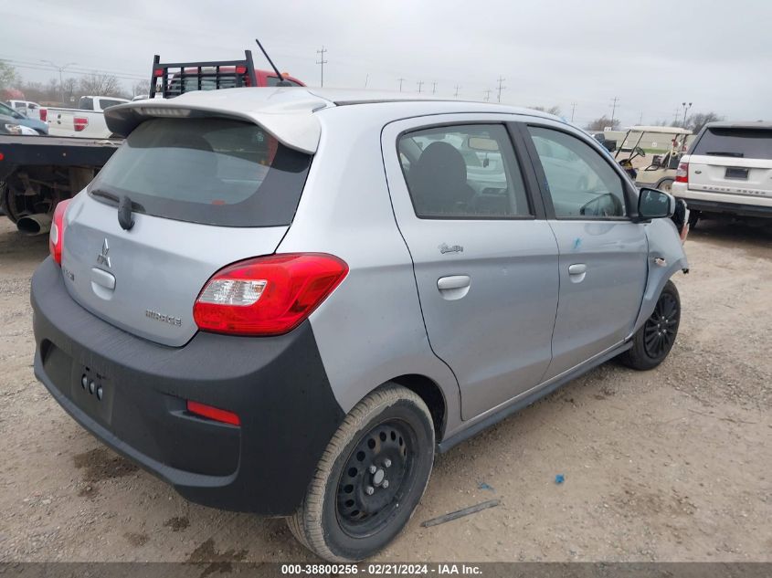 2017 Mitsubishi Mirage Es VIN: ML32A3HJ7HH002364 Lot: 38800256