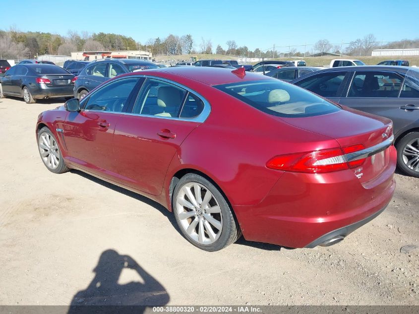 2013 Jaguar Xf I4 T VIN: SAJWA0ES3DPS86409 Lot: 38800320