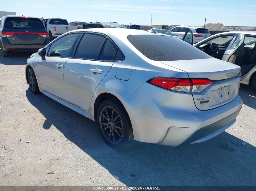 2020 Toyota Corolla Le VIN: JTDEPRAE6LJ008750 Lot: 38800527