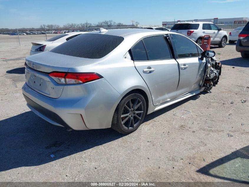 2020 Toyota Corolla Le VIN: JTDEPRAE6LJ008750 Lot: 38800527