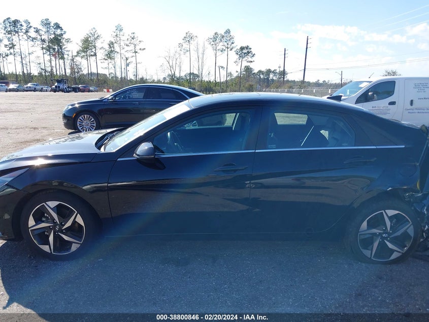 VIN KMHLP4AG2MU197906 2021 HYUNDAI ELANTRA LIMITED