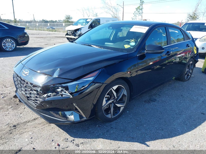 VIN KMHLP4AG2MU197906 2021 HYUNDAI ELANTRA LIMITED