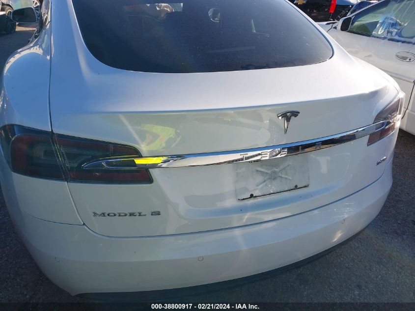 2016 Tesla Model S 60D/70D/75D/85D/90D VIN: 5YJSA1E25GF138411 Lot: 38800917