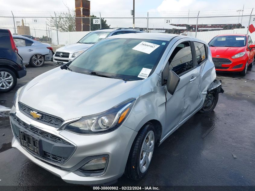 2019 Chevrolet Spark Ls Cvt VIN: KL8CB6SAXKC757627 Lot: 38800982