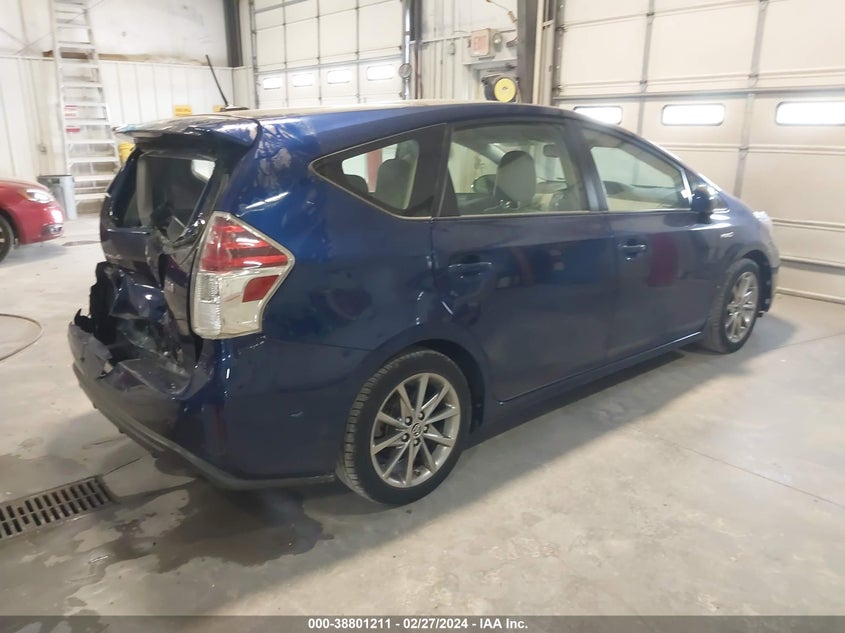2016 Toyota Prius V Five VIN: JTDZN3EU9GJ043469 Lot: 38801211