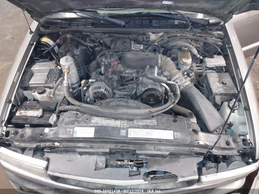 2001 Chevrolet S-10 Ls VIN: 1GCDT19W018108076 Lot: 38801439