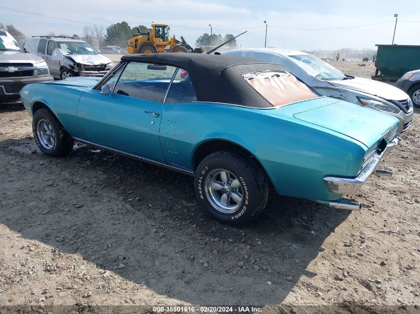 1967 Pontiac Firebird VIN: 223677U163973 Lot: 38801616