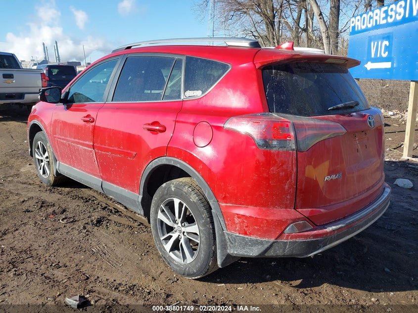 2017 TOYOTA RAV4 XLE - 2T3RFREV0HW620241