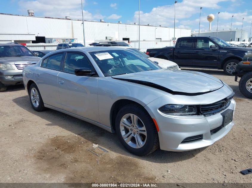 2023 Dodge Charger Sxt VIN: 2C3CDXBG9PH563966 Lot: 38801984