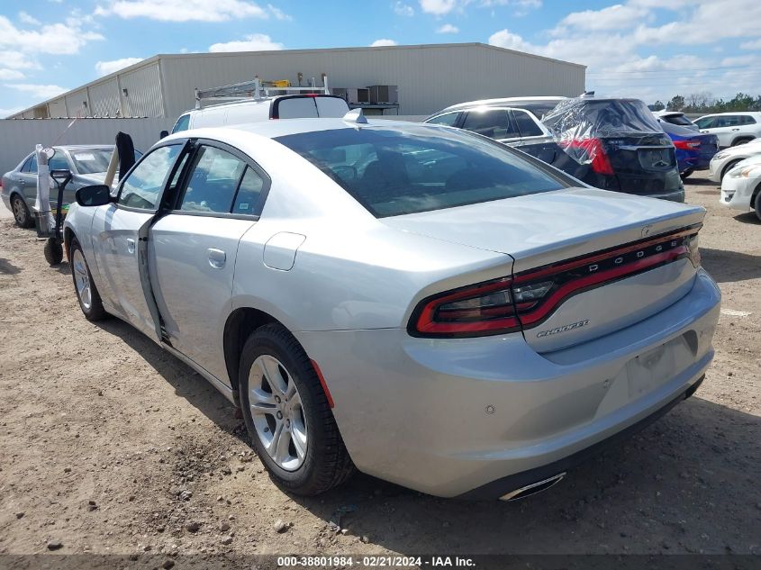 2023 Dodge Charger Sxt VIN: 2C3CDXBG9PH563966 Lot: 38801984