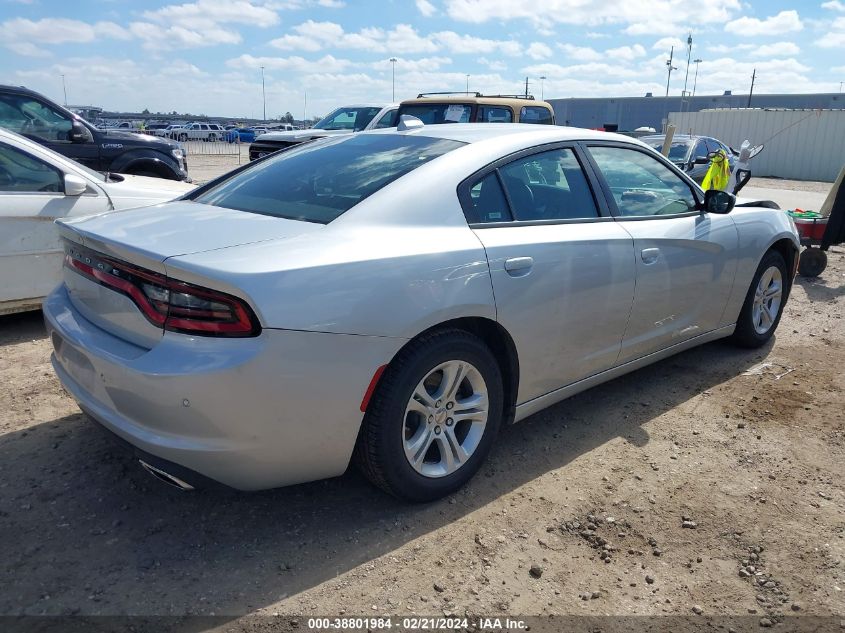 2023 Dodge Charger Sxt VIN: 2C3CDXBG9PH563966 Lot: 38801984