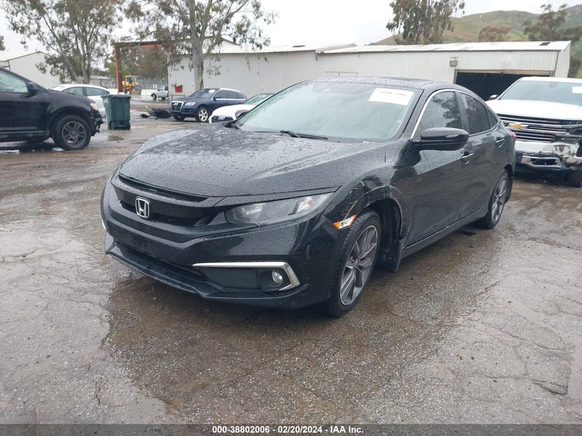 VIN 19XFC1F32KE018356 2019 HONDA CIVIC EX