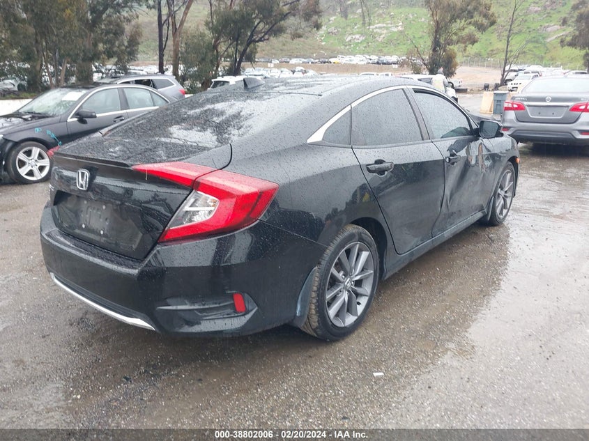 VIN 19XFC1F32KE018356 2019 HONDA CIVIC EX