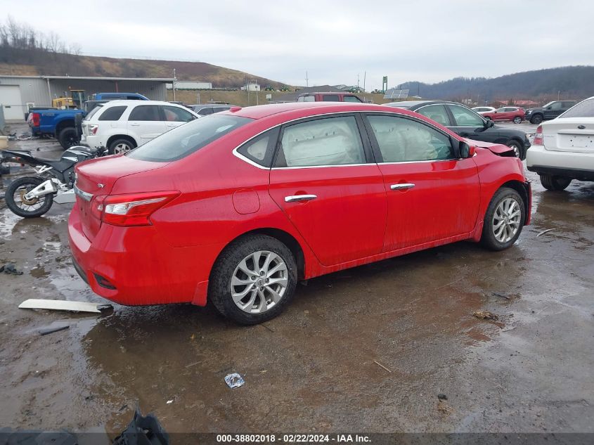 2018 Nissan Sentra Sv VIN: 3N1AB7AP2JL616700 Lot: 38802018