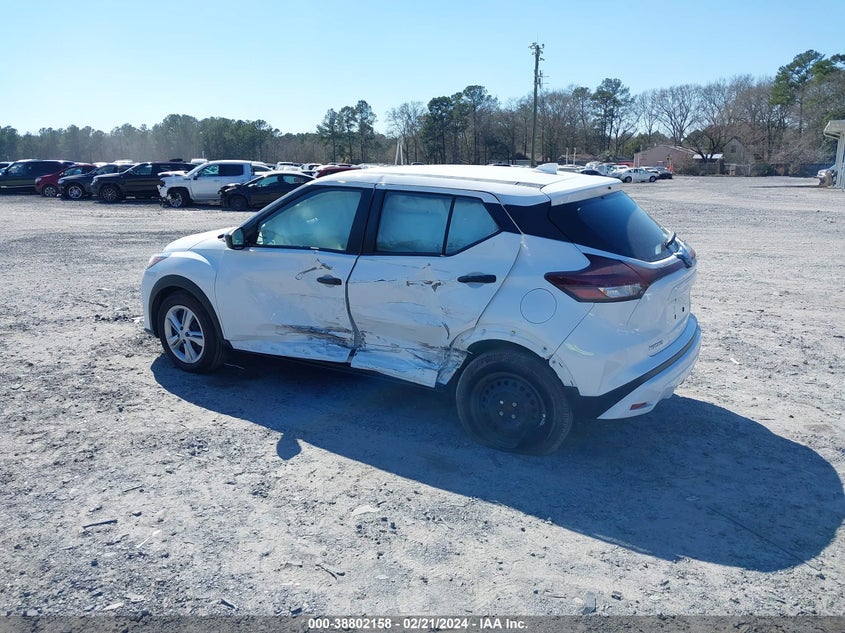 VIN 3N1CP5BV5PL561146 2023 NISSAN KICKS S