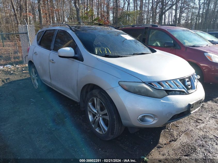 JN8AZ18W39W160199 2009 Nissan Murano Le